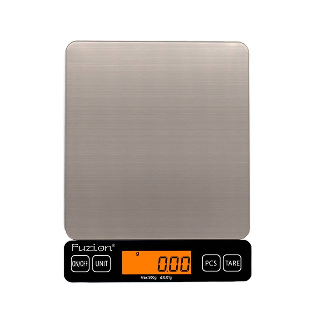 500g/0.01g Digitale Küchenwaage mit zwei Schalen - Präzises Abwiegen von Lebensmitteln