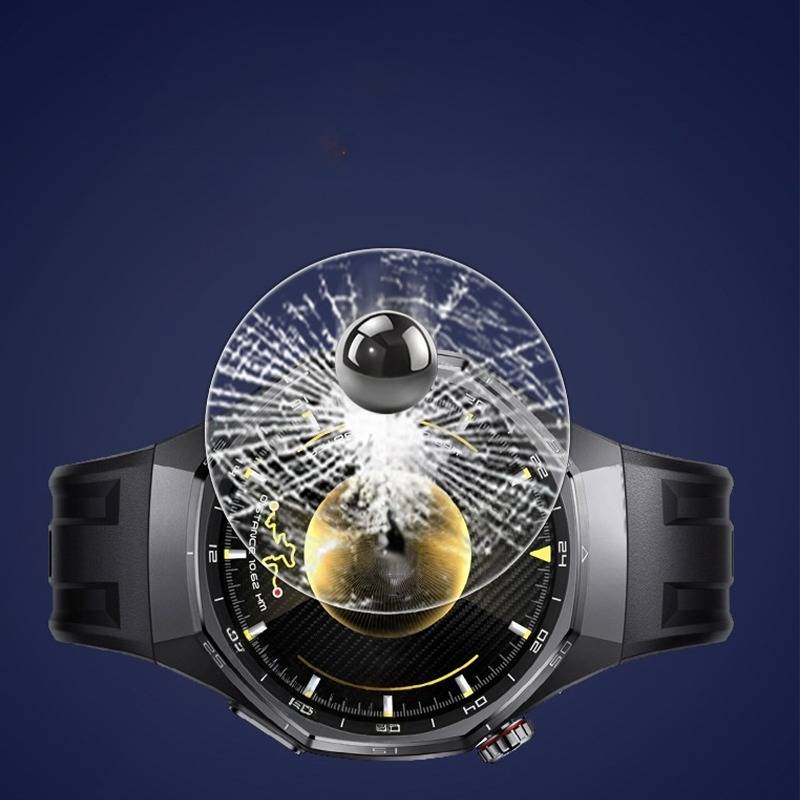Displayschutzfolie für Huawei Watch GT6 Pro 46 mm – Aluminiumoxid, doppelt verstärkt, Augenschutz, violettes Licht, 2er-Pack