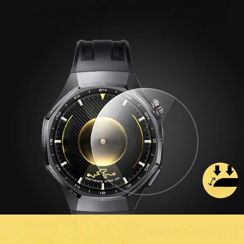 Displayschutzfolie für Huawei Watch GT6 Pro 46 mm – Aluminiumoxid, doppelt verstärkt, Augenschutz, violettes Licht, 2er-Pack