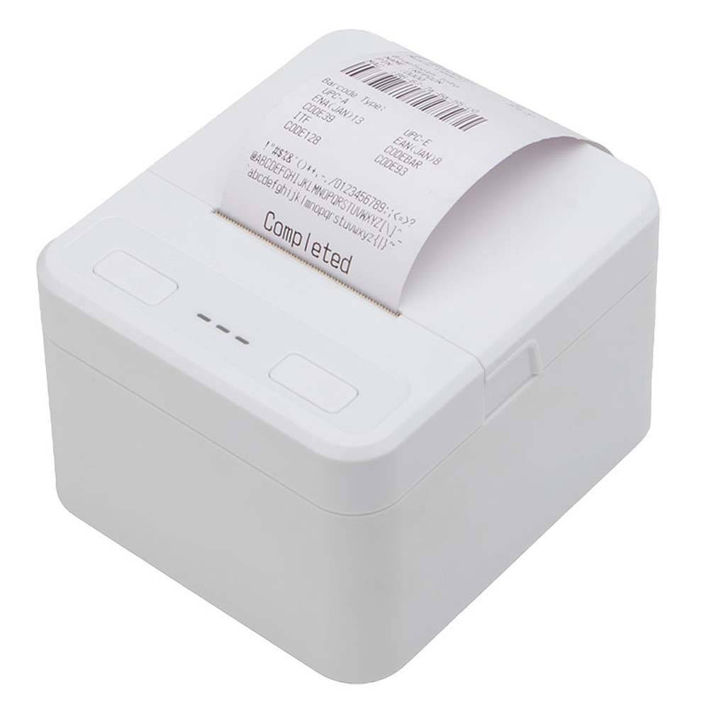 58mm USB+Bluetooth Thermobondrucker – Schneller, portabler POS-Drucker für Android, iOS & Windows White