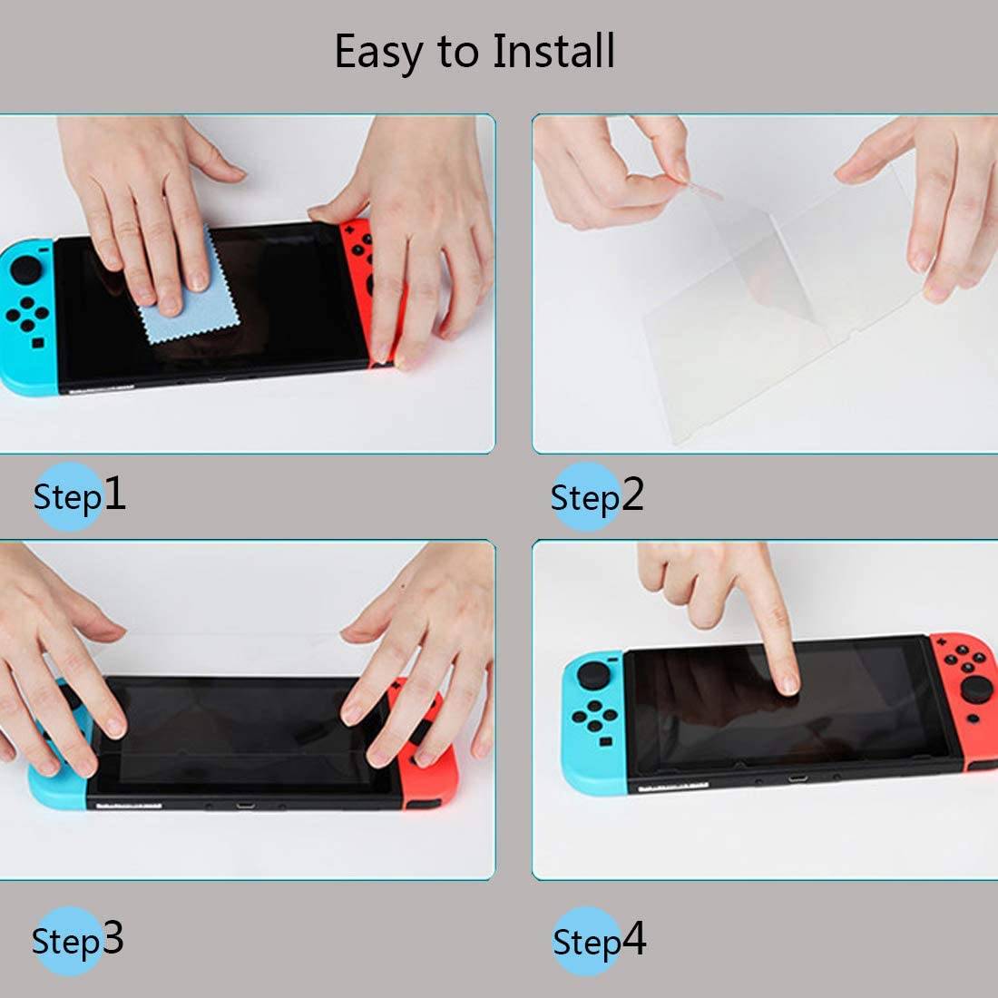Displayschutzfolie für Nintendo Switch OLED Gehärtetes Glas