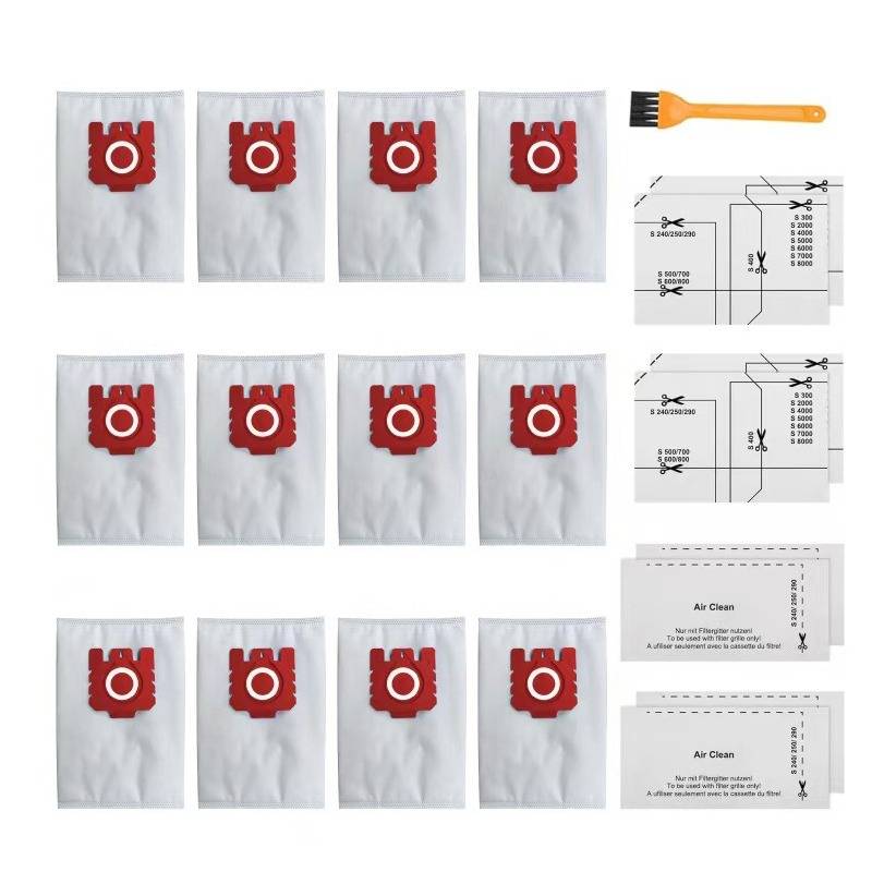 12er-Pack Staubsaugerbeutel kompatibel mit Miele GN Serie S Serie S8/C1/C2/C3