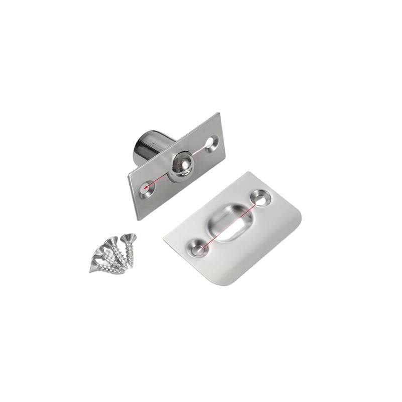 Edelstahl-Türschnäpper klein mit Schrauben (2er-Pack) – Sicher und Zuverlässig