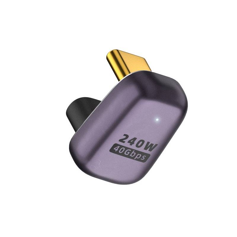 240W Multifunktionaler USB-C Adapter: High-Speed 40Gbps Daten & 8K Videoübertragung, U-förmiges Design