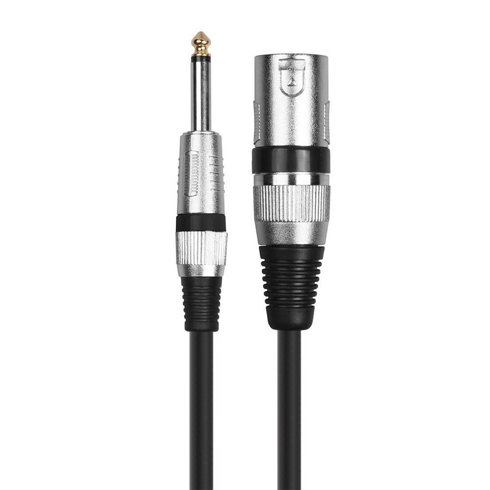 XLR-Buchse auf 6,5-mm-Stecker Mikrofonkabel – Verbinden Sie Mischpulte, Verstärker und Audio-Interfaces 5 m