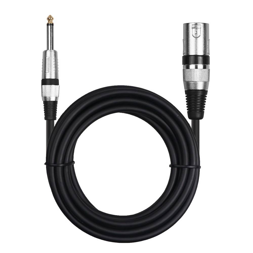 XLR-Buchse auf 6,5-mm-Stecker Mikrofonkabel – Verbinden Sie Mischpulte, Verstärker und Audio-Interfaces 5 m