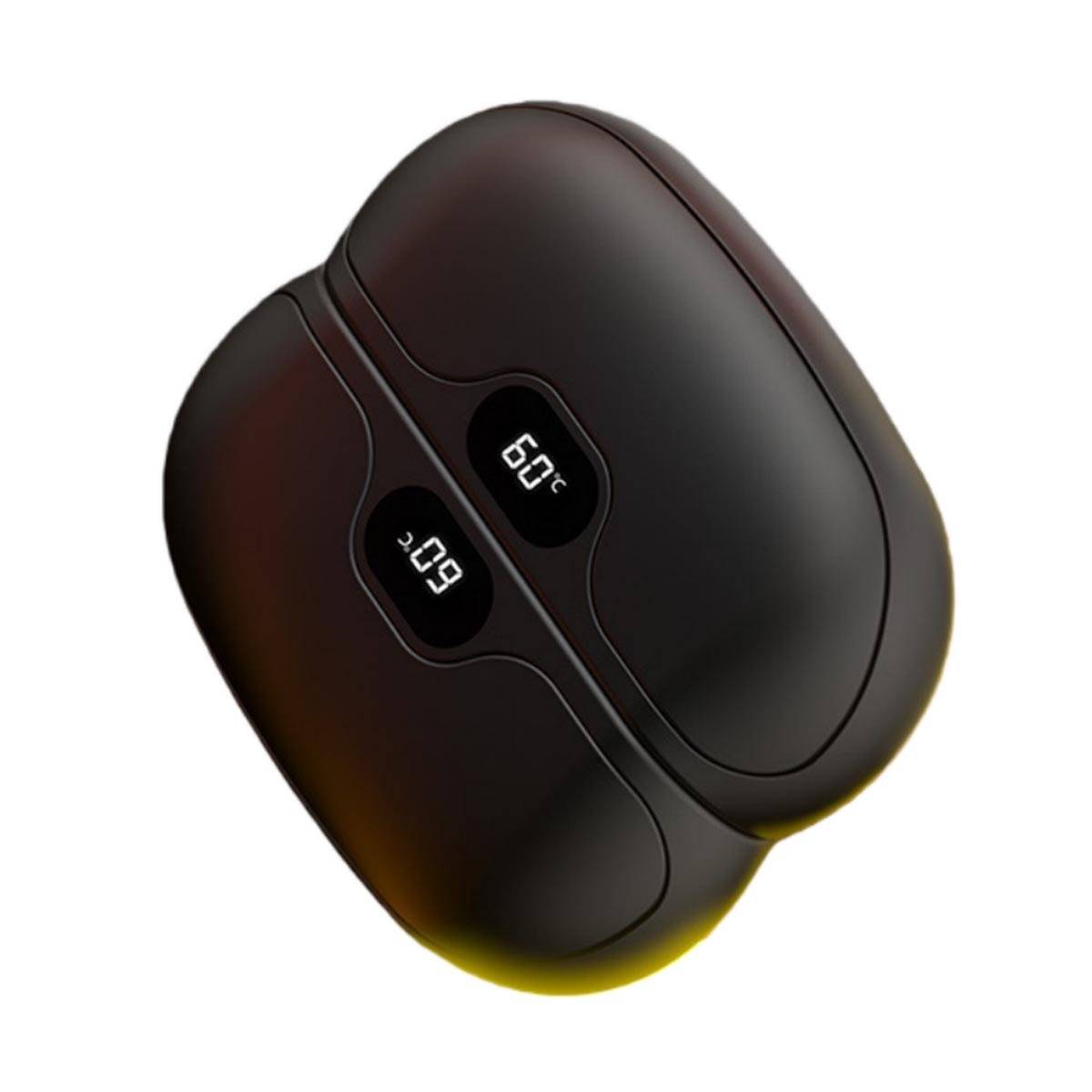 Abnehmbarer magnetischer Handwärmer (Paar) - USB-aufladbar, 5 einstellbare Stufen Black
