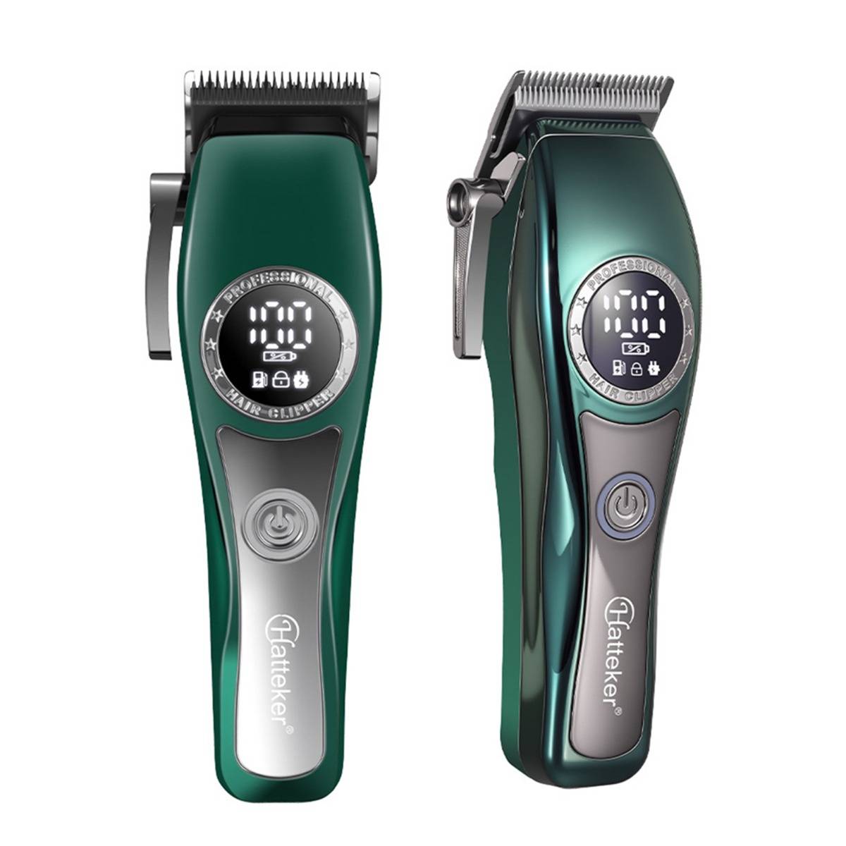 Kabelloser Elektrischer Haarschneider - USB Wiederaufladbar, Einstellbare Länge, Leiser Betrieb Green