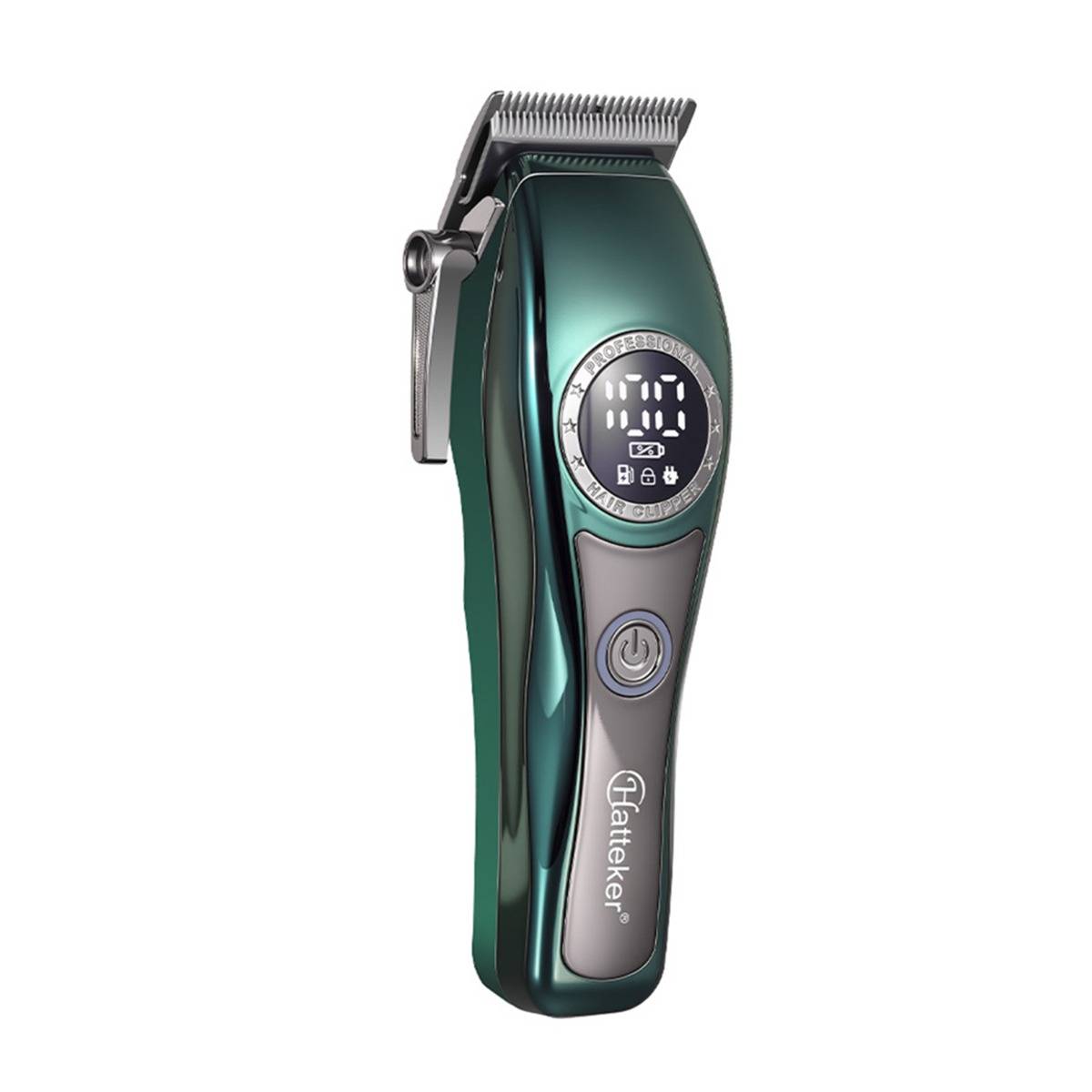Kabelloser Elektrischer Haarschneider - USB Wiederaufladbar, Einstellbare Länge, Leiser Betrieb Green