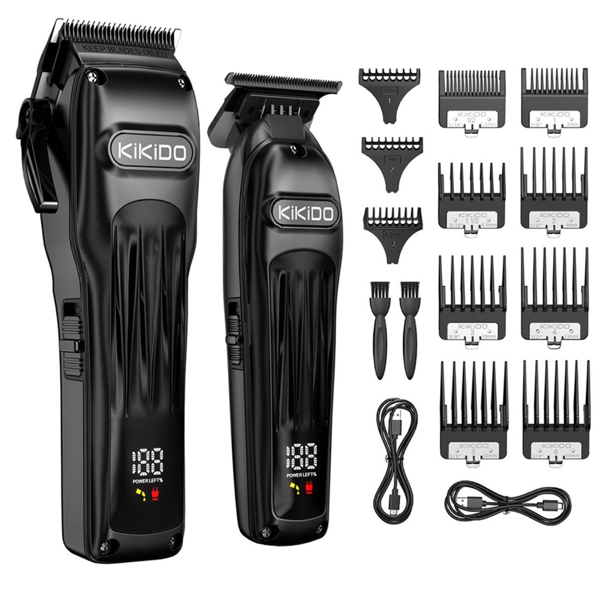 2-in-1 Haarschneider Set: Professioneller Bartschneider & Gravur-Trimmer für Fade-Haarschnitte