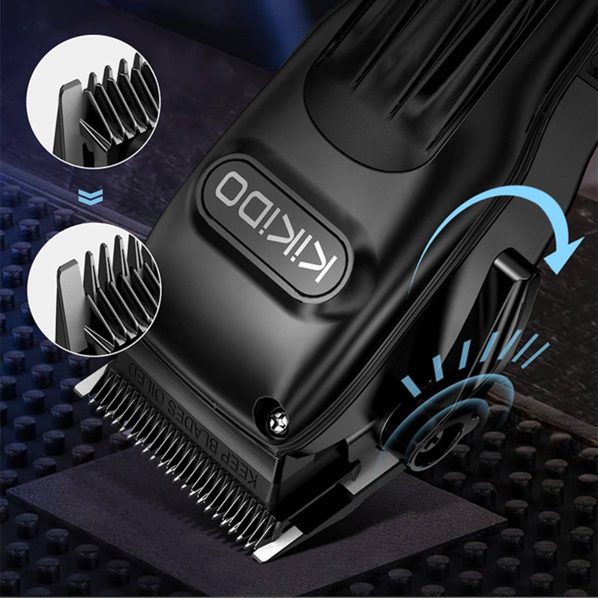 2-in-1 Haarschneider Set: Professioneller Bartschneider & Gravur-Trimmer für Fade-Haarschnitte