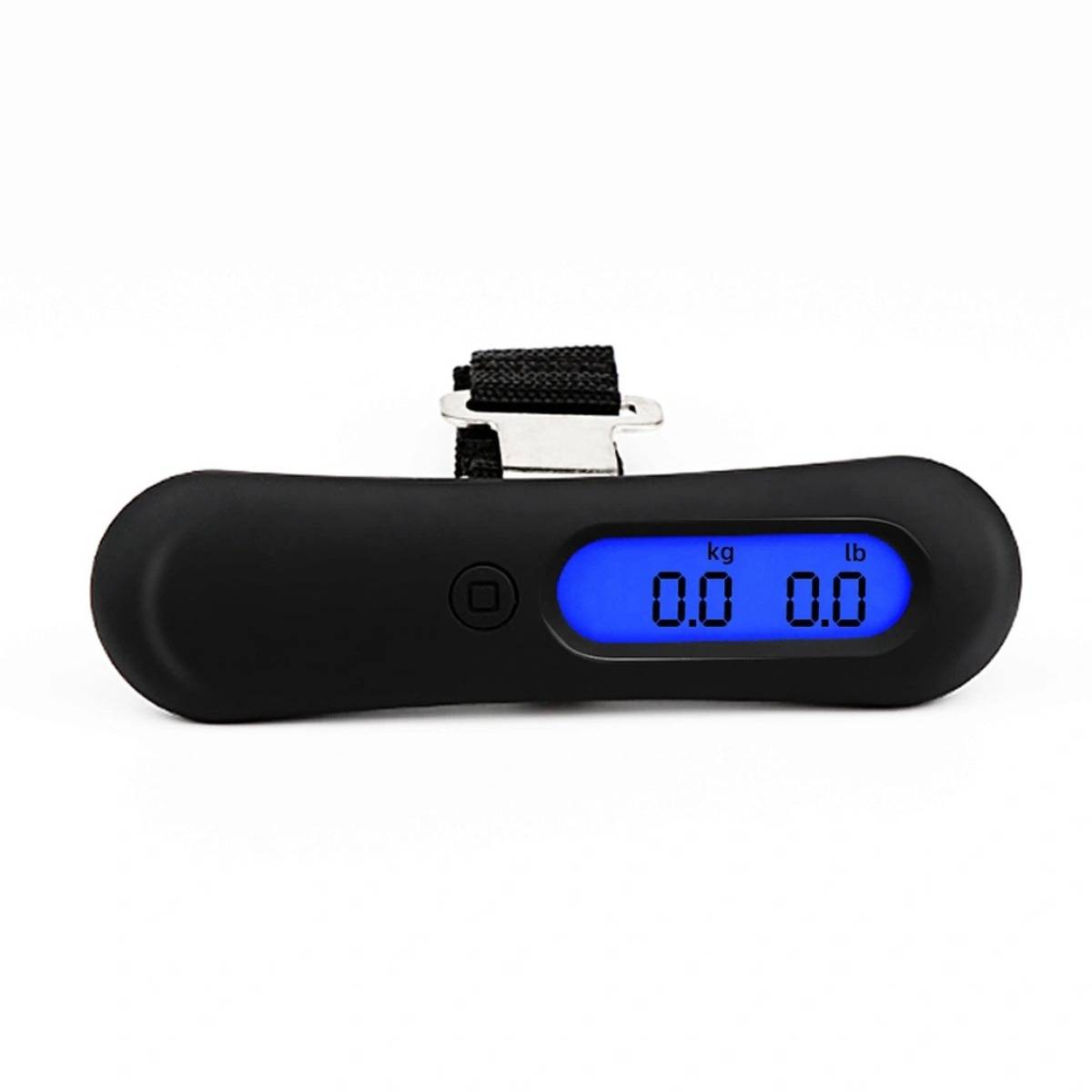 Digitale Handgepäck-Waage mit Doppel-LCD-Anzeige, kg und lb, Überlastwarnung, Niedriger Batteriestand