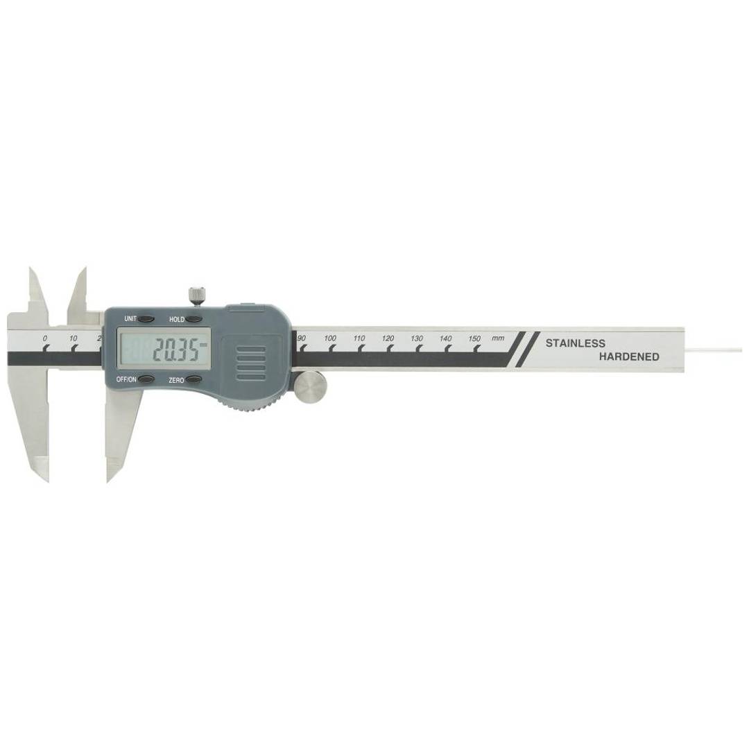 Fortis Digital-Taschenmessschieber 150mm mit Daten RT