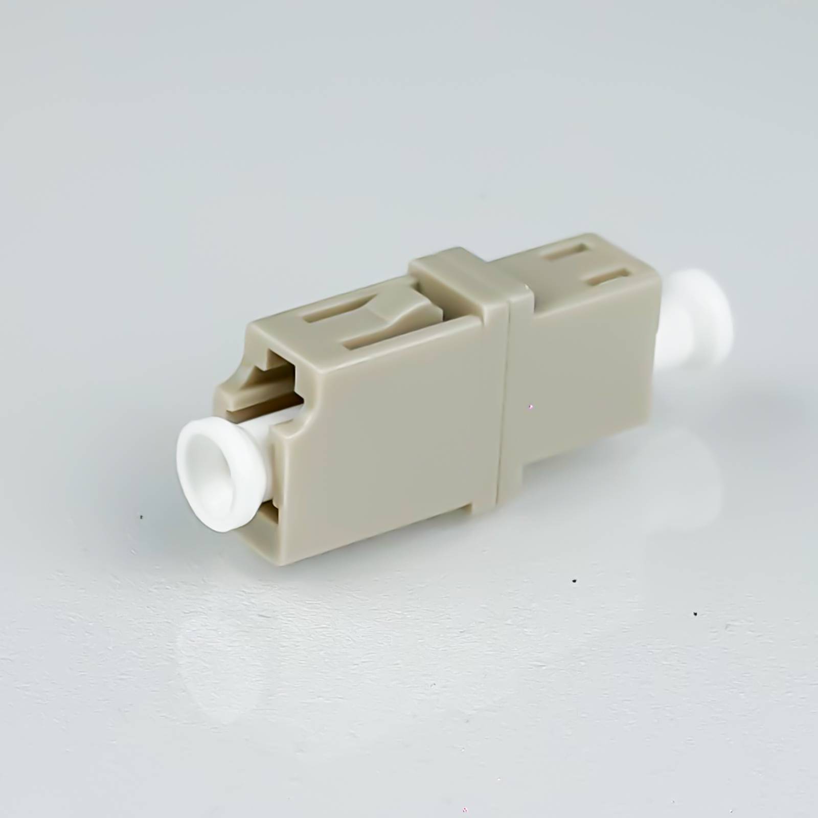 hb-digital LWL Verbinder LC/UPC-LC/UPC Simplex OM1/OM2 Multimode beige