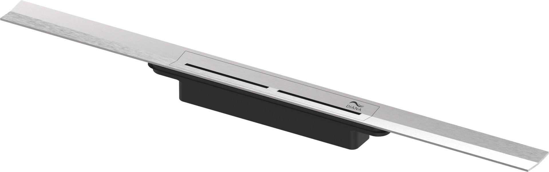 TECE L100 Duschprofil 1000x55mm Edelstahl gebürstet