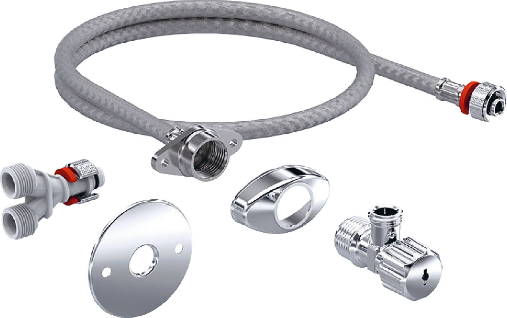GE Wasseranschlussset für UP-SPK 12cm für Geberit AquaClean Tuma WC-Aufsätze