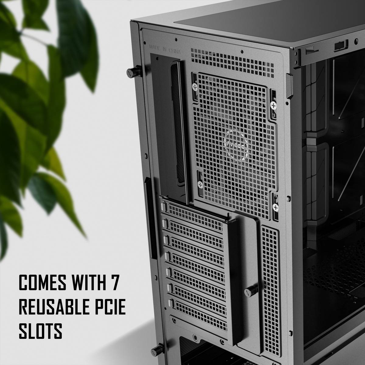 ANTEC Performance P7S Mid Tower ATX M-ATX ITX PC Gehäuse, silberfarben