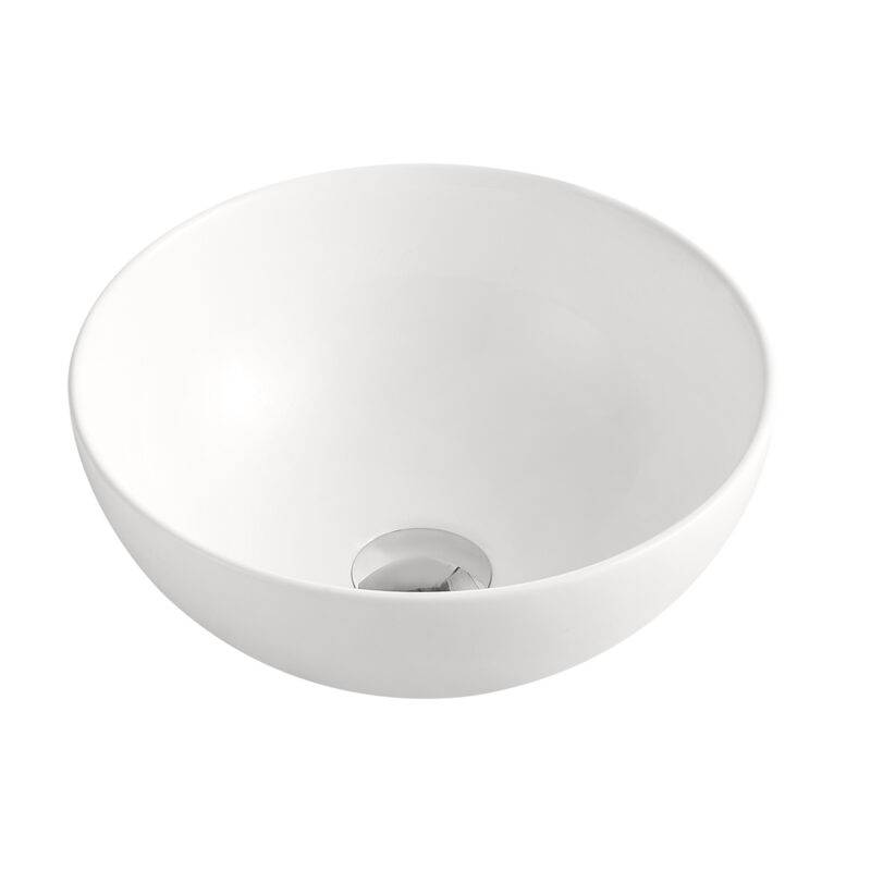 Beitz & Walz AqvaCeramica Aufsatzwaschtisch 325 mm 'SlimRim'- mattweiss -