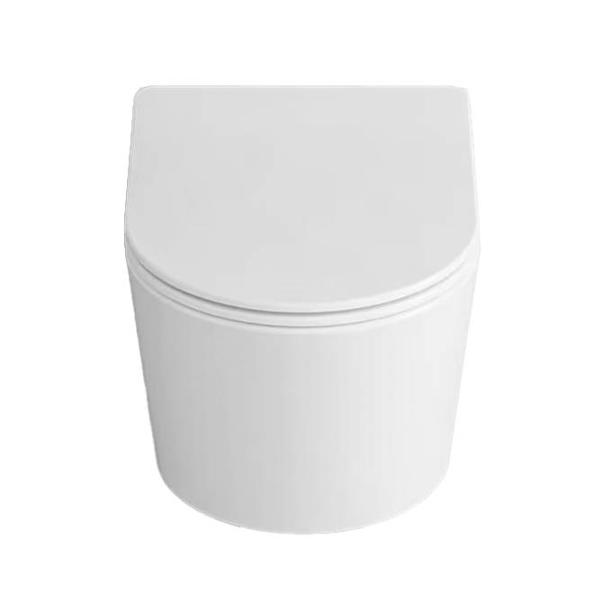 Beitz & Walz AqvaCeramica WC Wand Tiefspüler spülrandlos Rotation 530 x 360 mm - weiß -