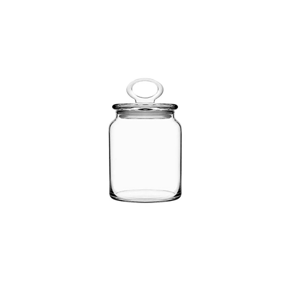 Pasabahce Kitchen Slim Vorratsdose aus hochwertigem Glas 860 ml - 19 x 8 cm