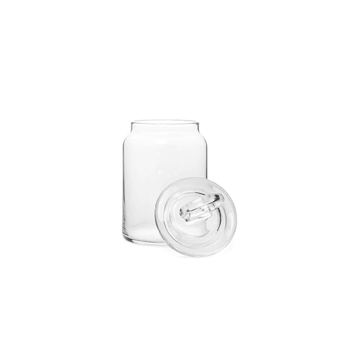 Pasabahce Kitchen Slim Vorratsdose aus hochwertigem Glas 860 ml - 19 x 8 cm