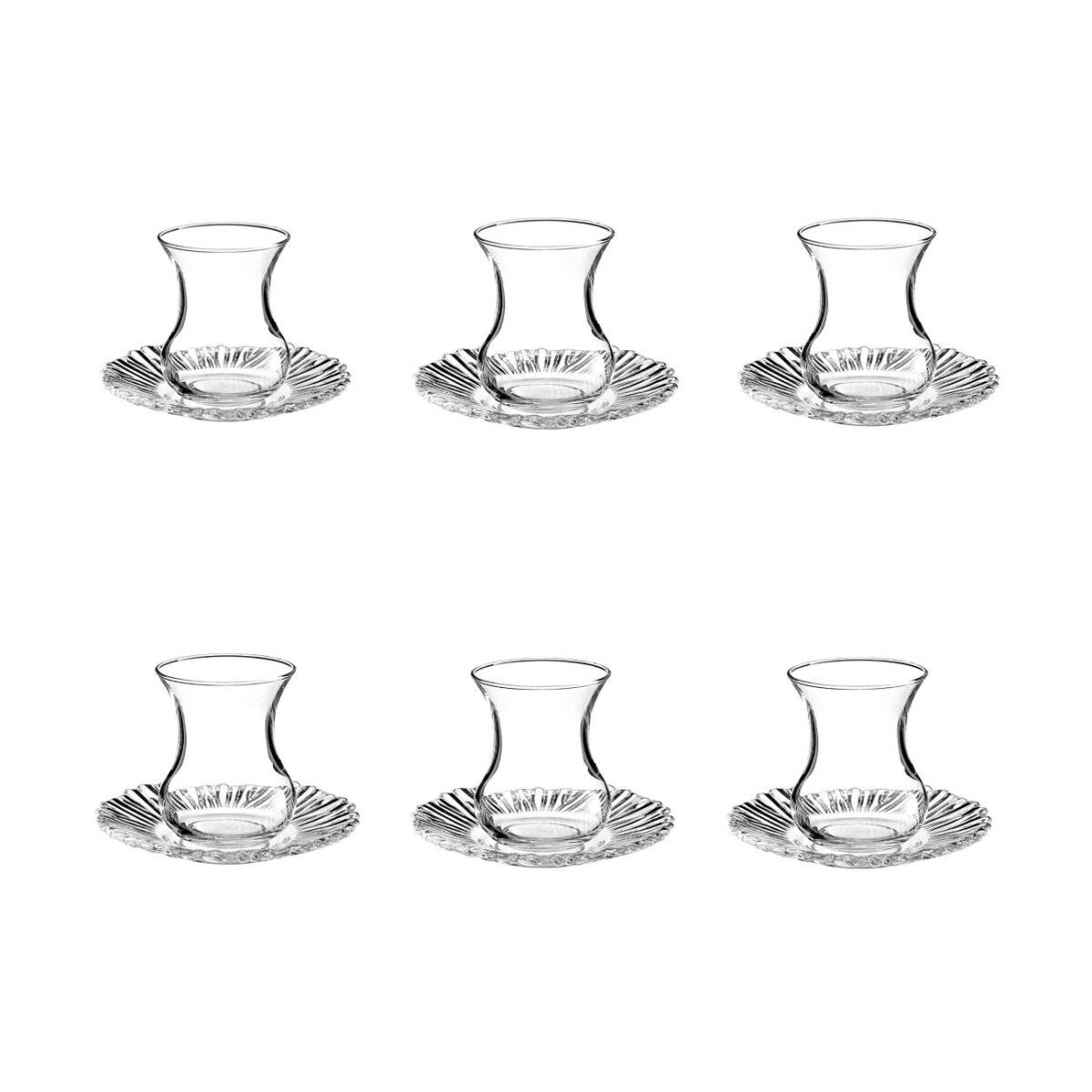 Pasabahce Aurora 20-teiliges Servierset, ideal für Tee- & Kaffeerunden