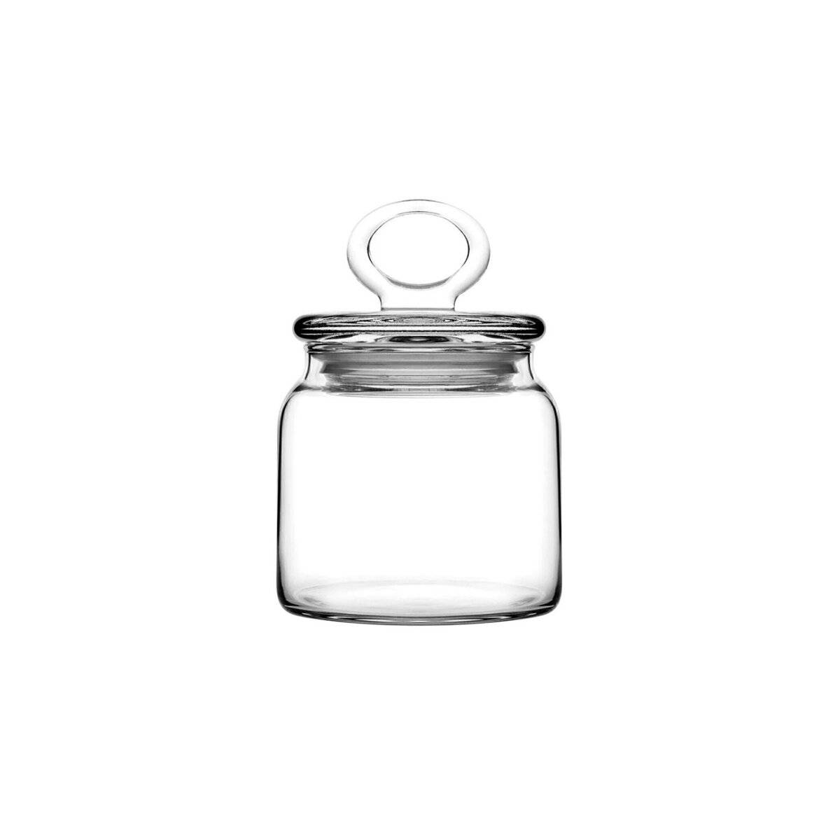 Pasabahce Kitchen Slim Vorratsdose aus hochwertigem Glas 575 ml - 15 x 8 cm