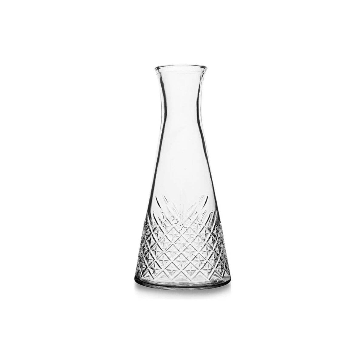 Pasabahce Timeless Karaffe mit Deckel aus hochwertigem Glas - 940 ml