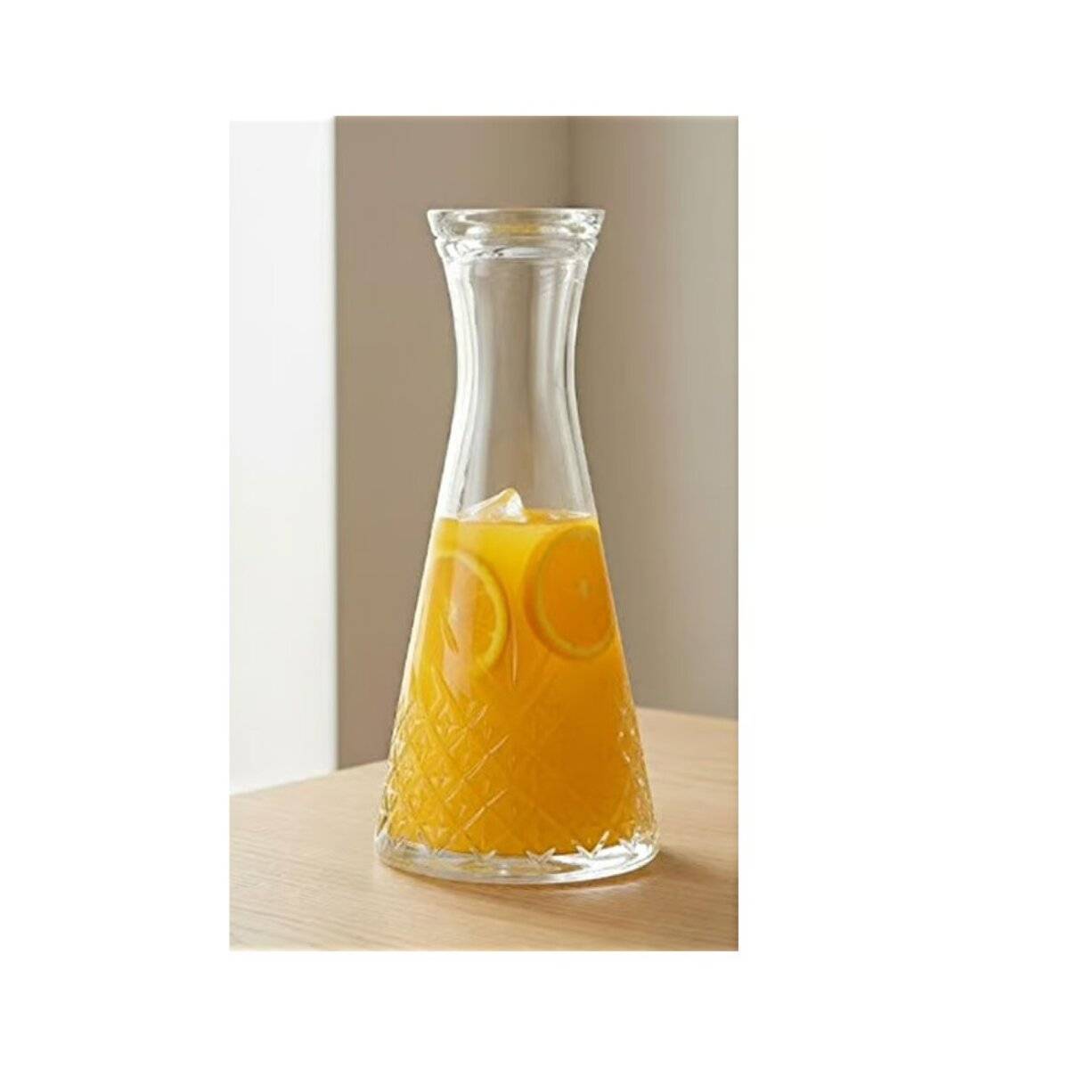 Pasabahce Timeless Karaffe mit Deckel aus hochwertigem Glas - 940 ml
