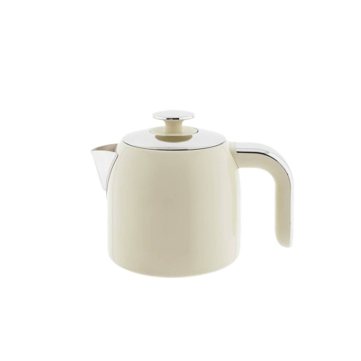 Mulex Tee Express Teekocher 2200W - 2-in-1 Wasserkocher mit Teekanne 1,7L + 1 L, Beige