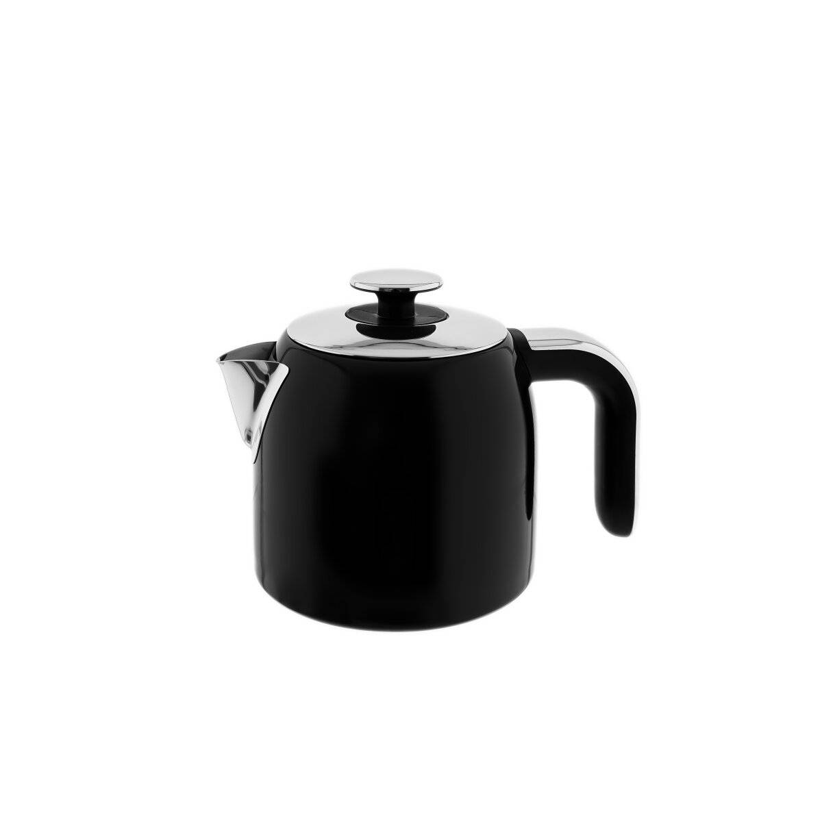 Mulex Tee Express Teekocher 2200W - 2-in-1 Wasserkocher mit Teekanne 1,7L + 1 L, Schwarz