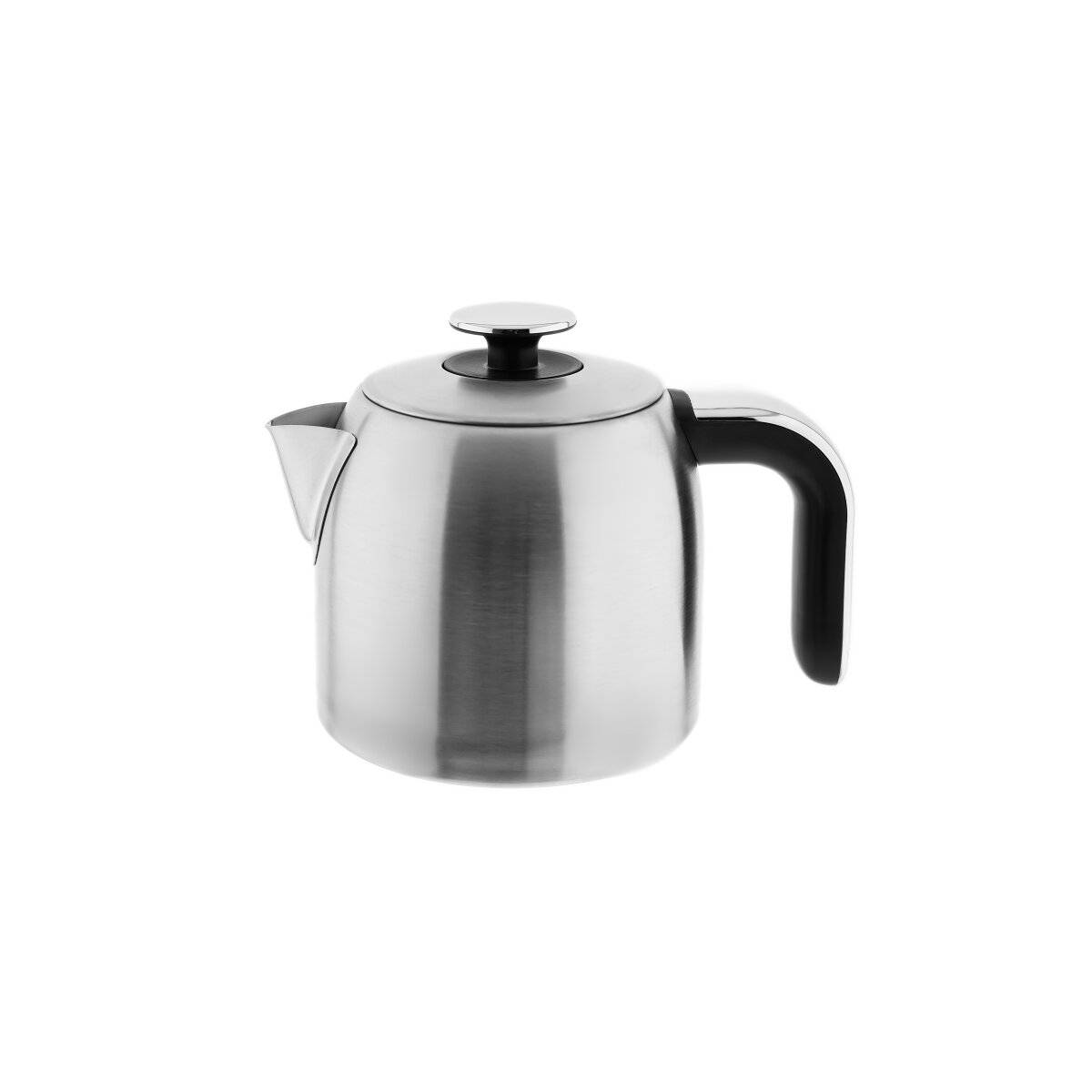 Mulex Tee Express Teekocher 2200W - 2-in-1 Wasserkocher mit Teekanne 1,7L + 1 L, Silber