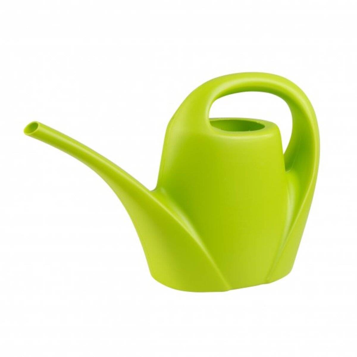 Gießkanne mit langer Tülle - Kunststoff Gießkanne für Zimmer-, Garten- & Balkonpflanzen - 1,5 L Hellgrün