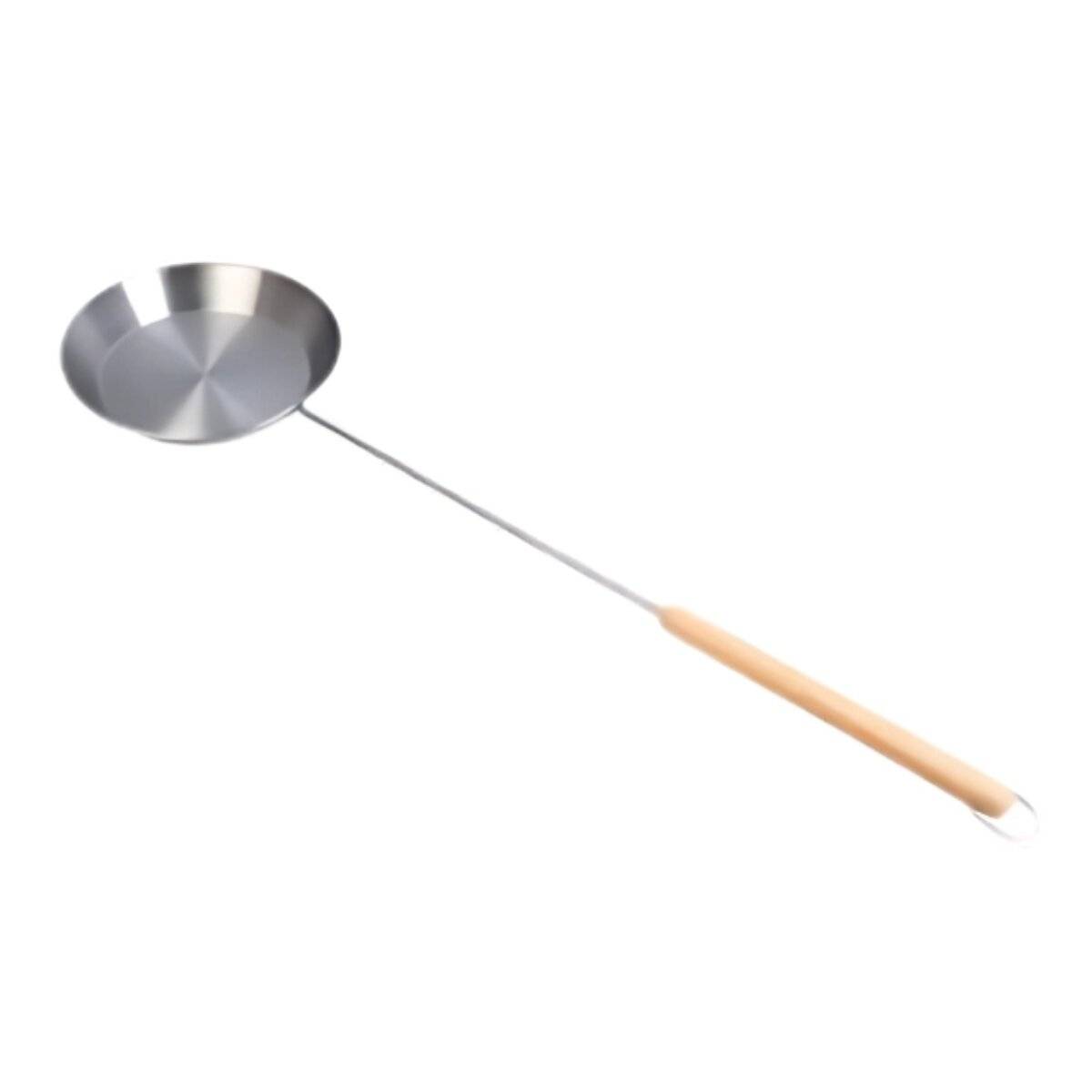 Grill Pfanne Camping mit 65 cm langem Griff Holzgriff Bratpfanne für Lagerfeuer Feuerstelle Outdoor