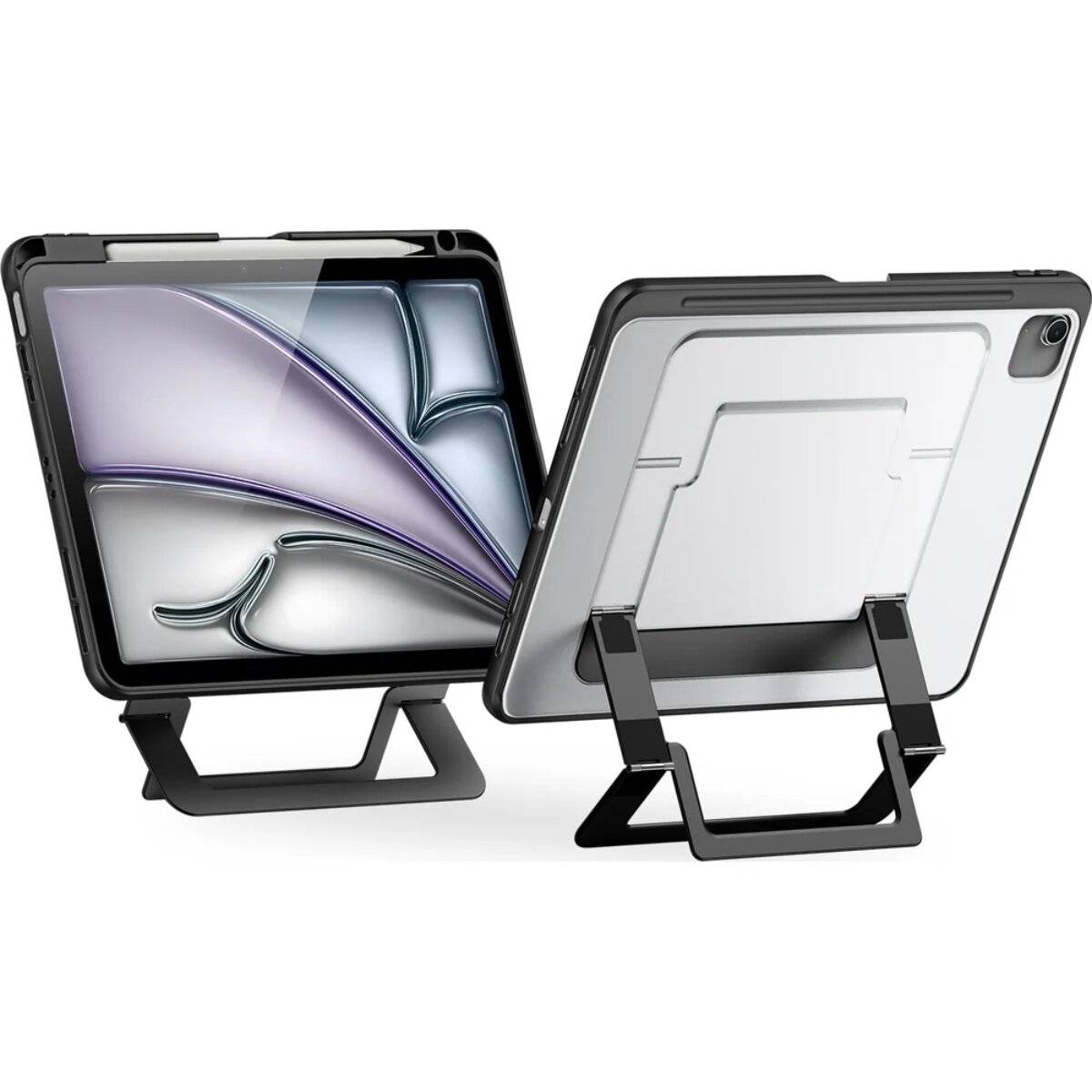 Tablet Hülle Axis mit Standfunktion Pencil Fach frosted Rückseite kompatibel mit iPad Air 11 Zoll (2024)