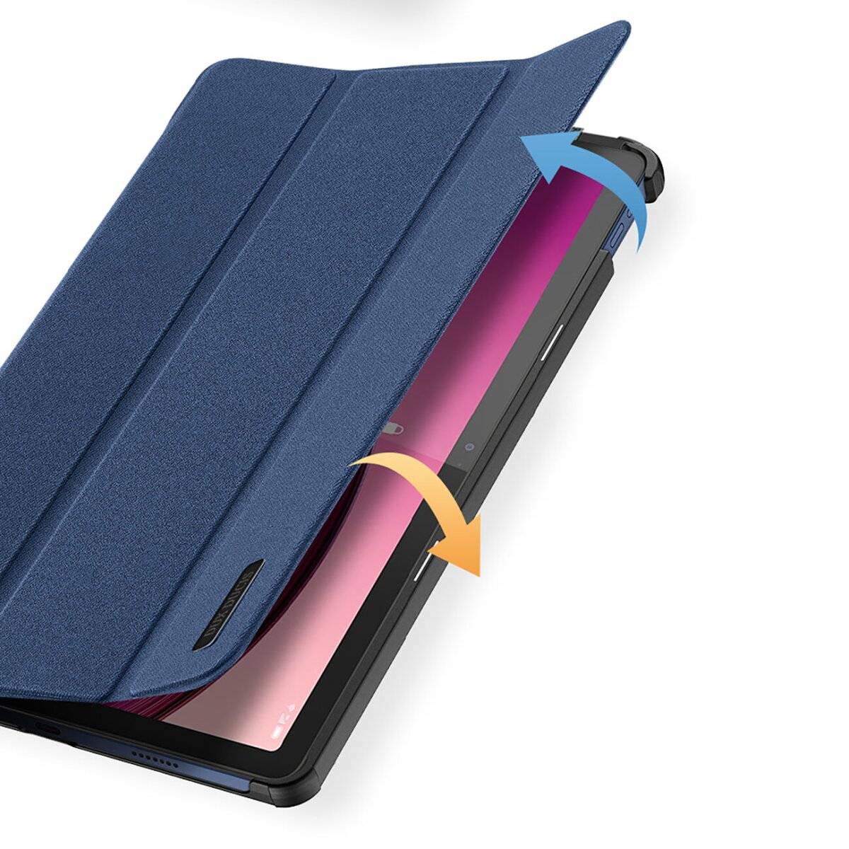 Dux Ducis Domo Smart Sleep Case Tablethülle kompatibel mit realme Pad 3 Blau