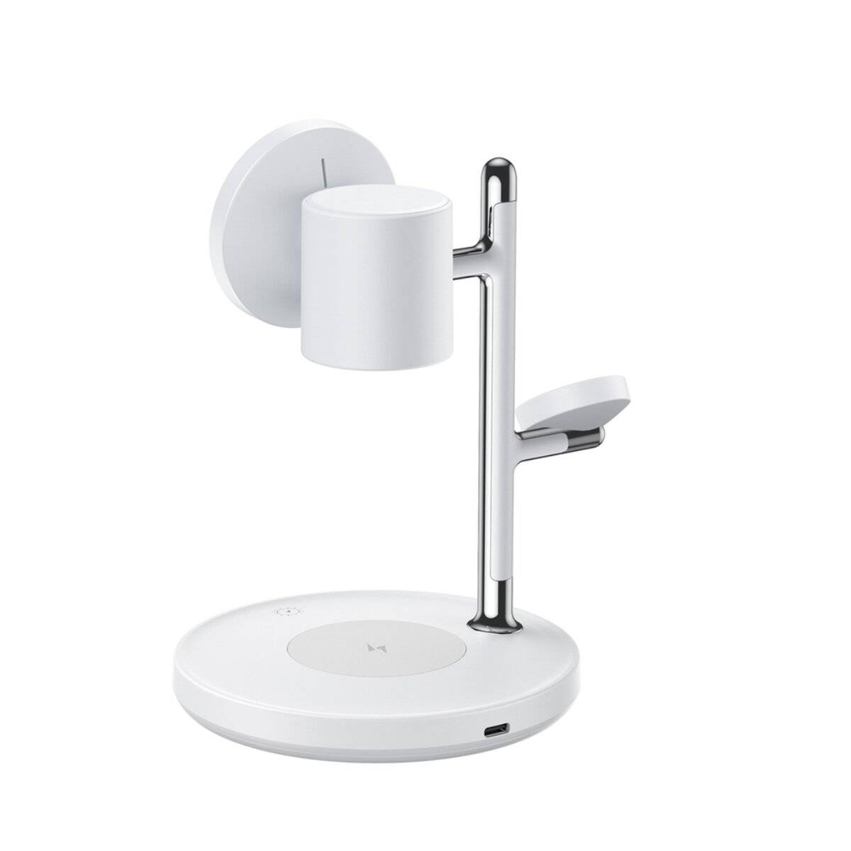 Joyroom JR-W23 Qi2 4-in-1 Ladegerät mit Nachtlicht Weiß
