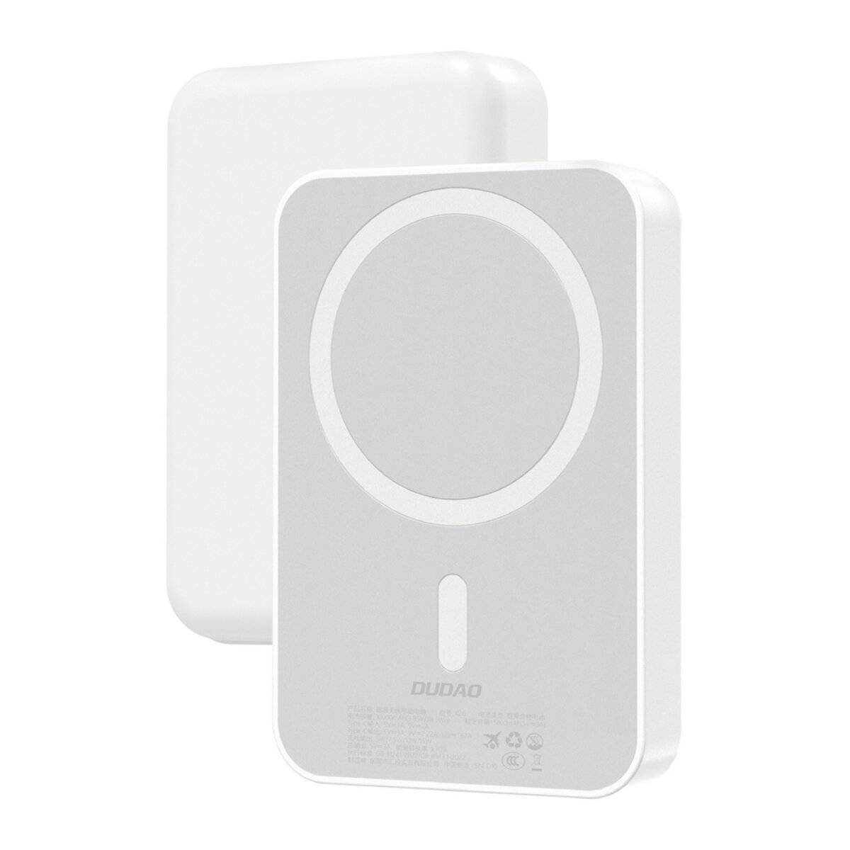Dudao K26 Powerbank 10000 mAh 20W Wireless magnetisches Laden Weiß
