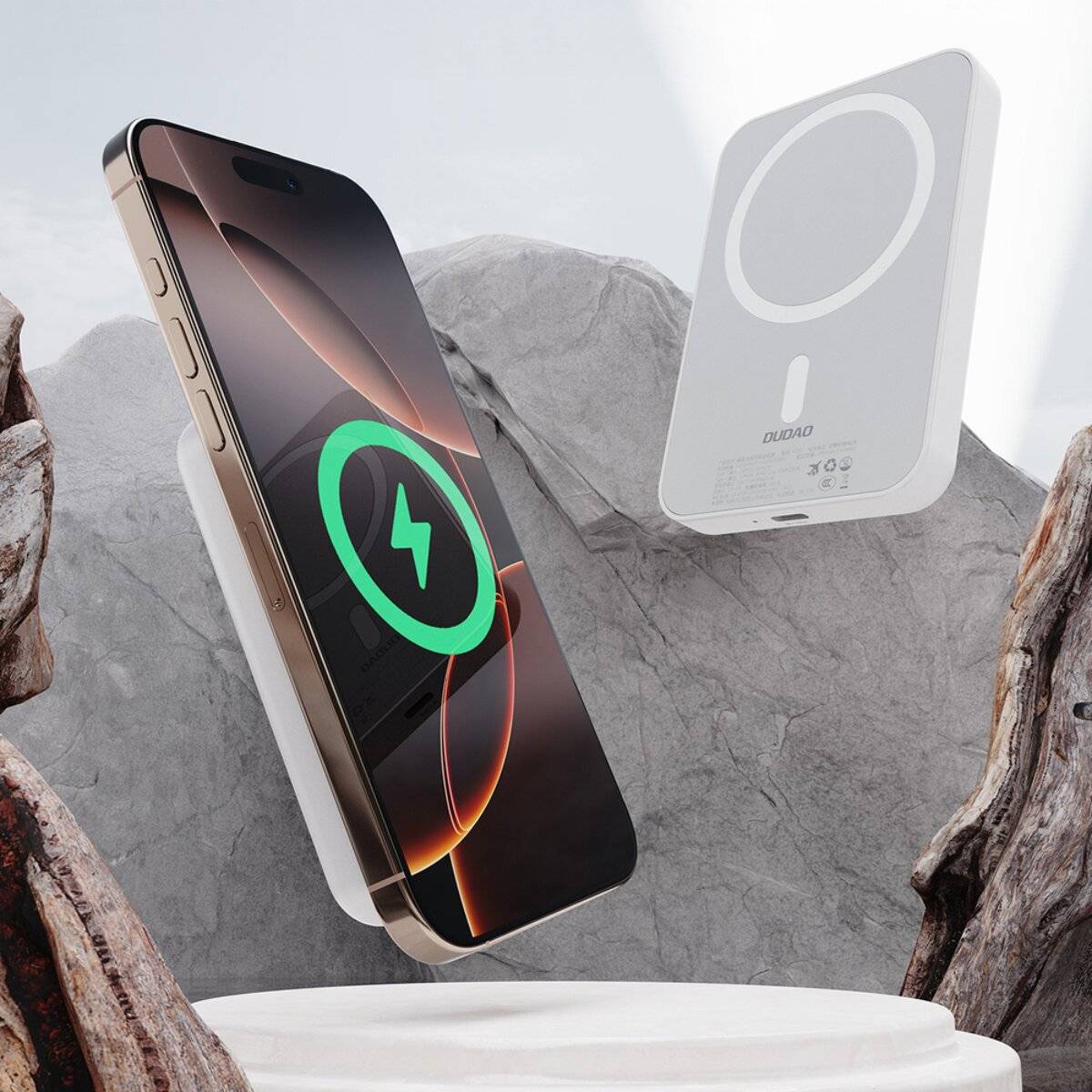 Dudao K26 Powerbank 10000 mAh 20W Wireless magnetisches Laden Weiß