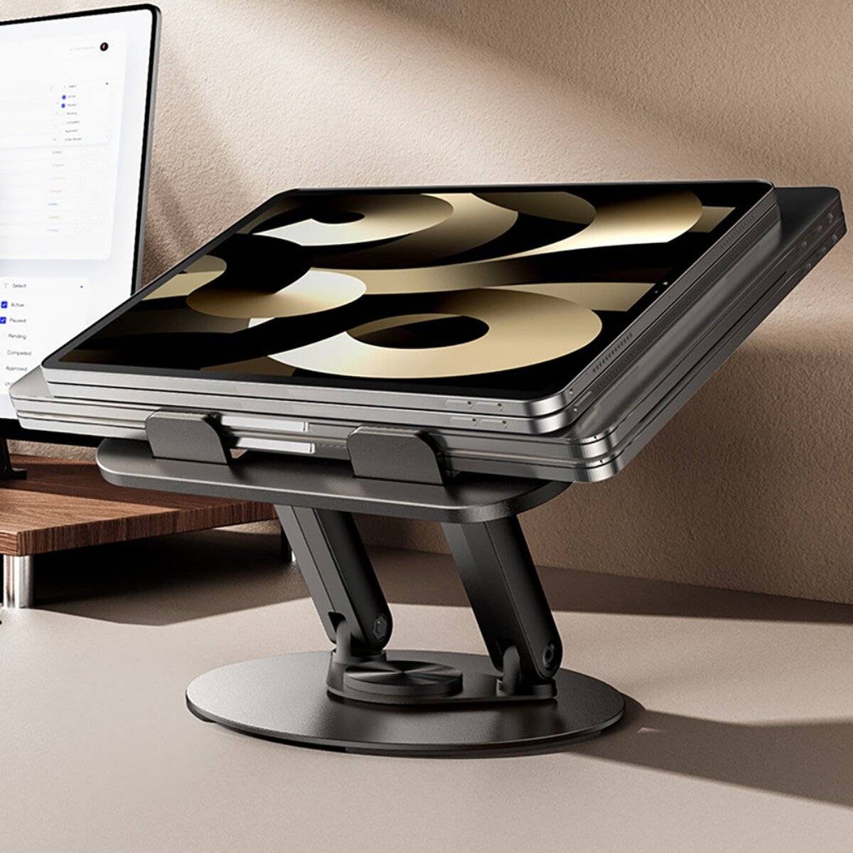 Wozinsky WRS-K75 Schwenkbarer Ständer für Laptop und Tablet  Schwarz