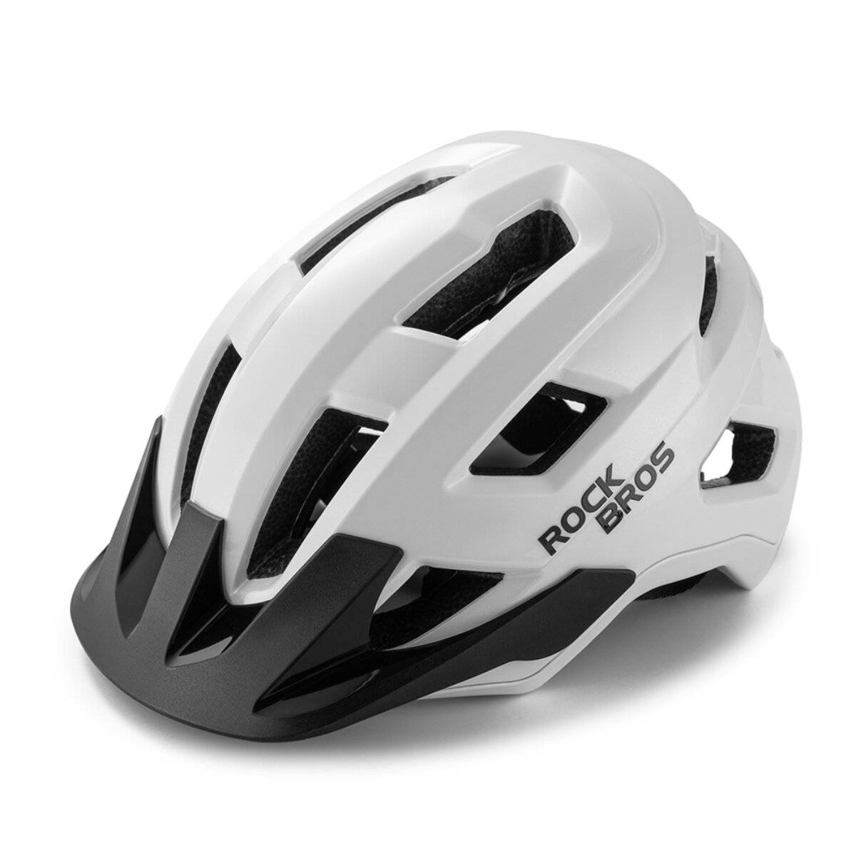 Rockbros LK-67 Jugend-Fahrradhelm mit abnehmbarem Visier 5458 cm Weiß