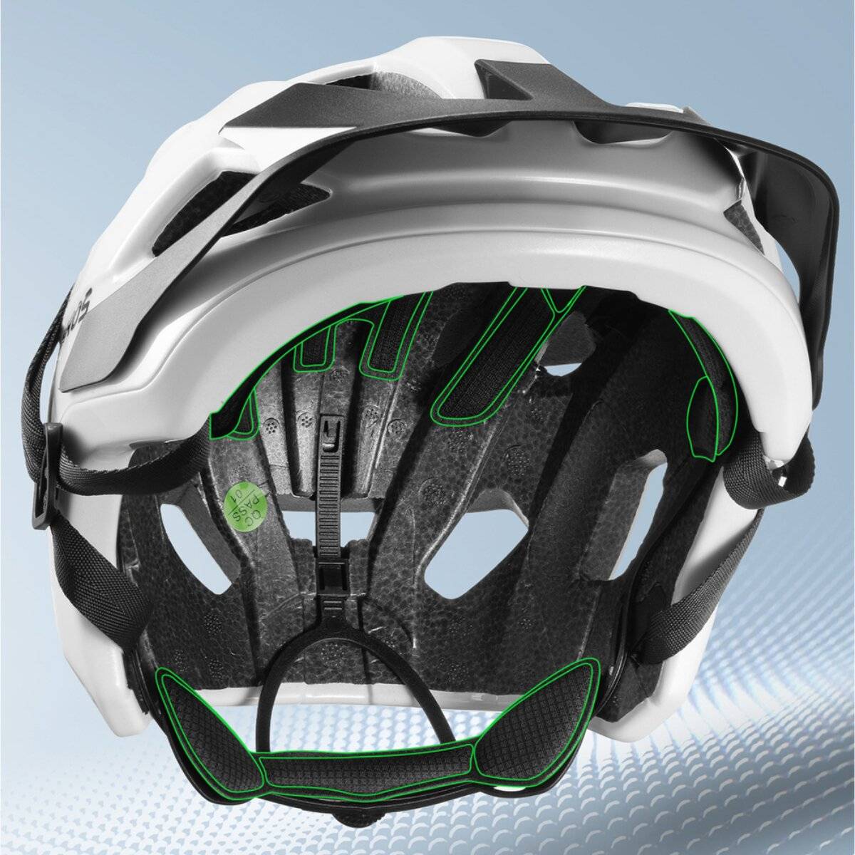 Rockbros LK-67 Jugend-Fahrradhelm mit abnehmbarem Visier 5458 cm Weiß
