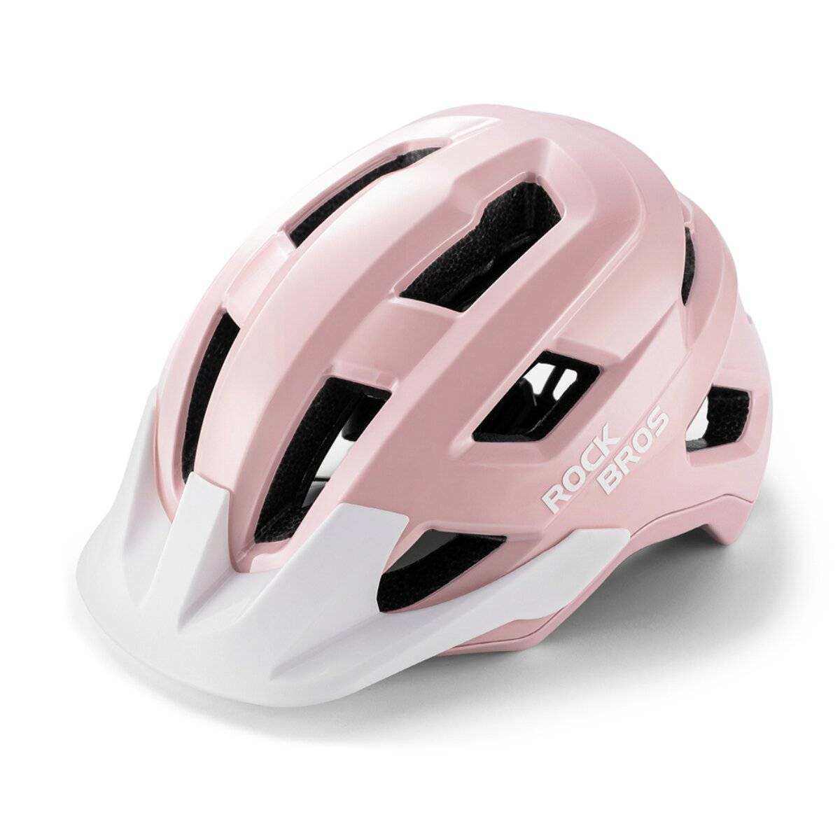 Rockbros LK-67 Jugend-Fahrradhelm mit abnehmbarem Visier 5458 cm Rosa