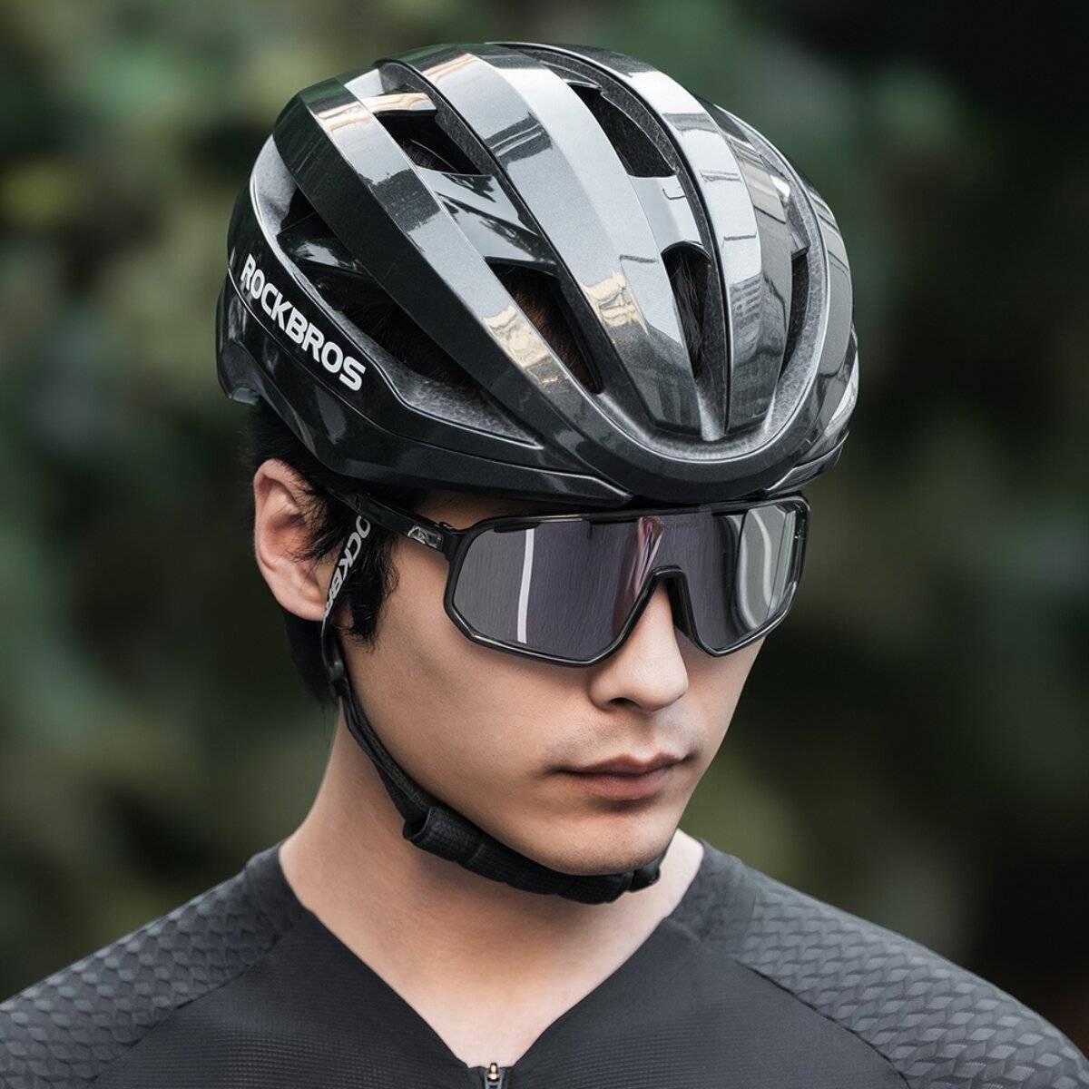 Rockbros LK-79 Fahrradhelm 58-62 cm Schwarz