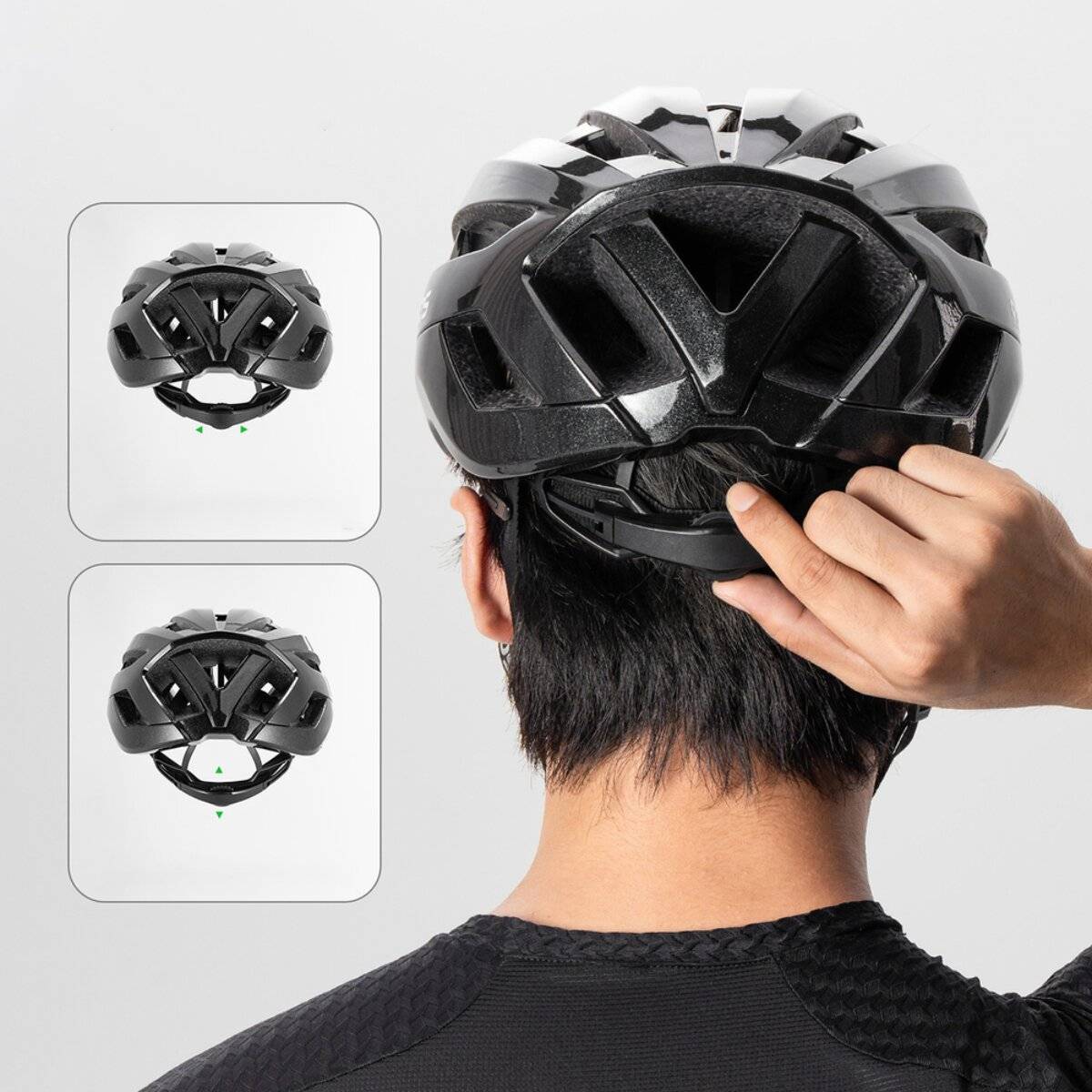 Rockbros LK-79 Fahrradhelm 58-62 cm Schwarz