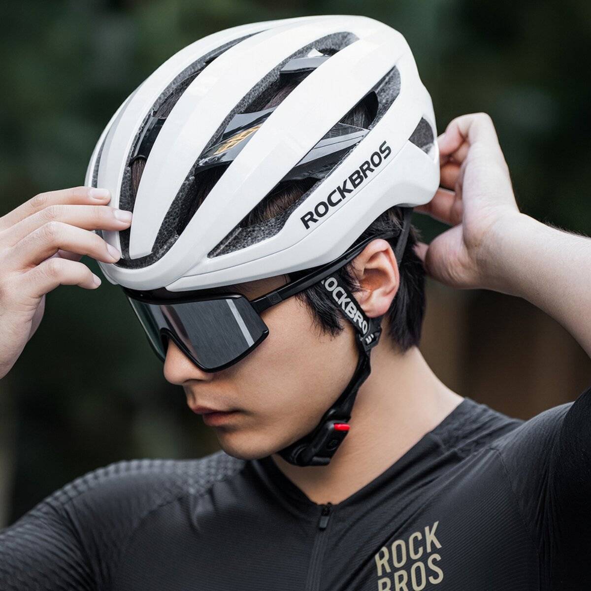 Rockbros LK-79 Fahrradhelm 58-62 cm Weiß