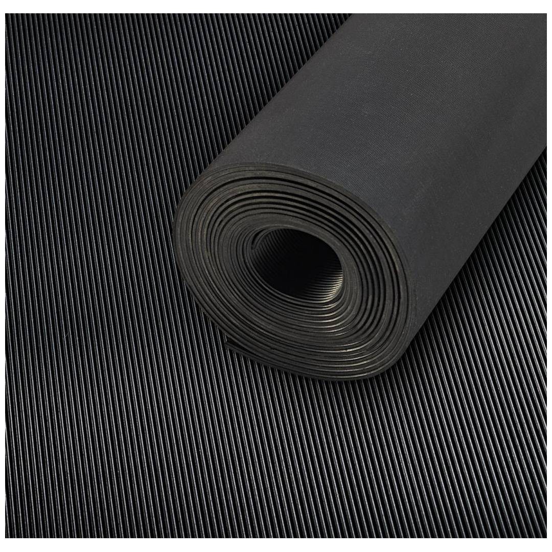 Fortis Feinriefenmatte CLASSIC SBR, schwarz,m, 1000mm 5m