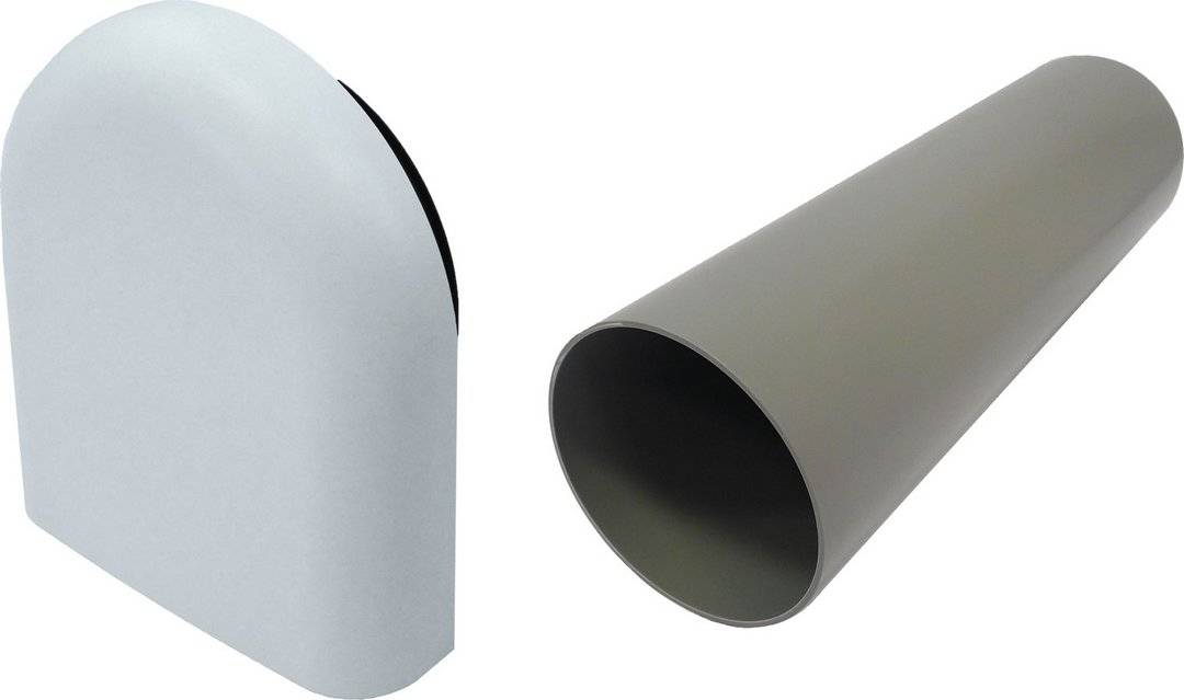 BOSCH Zubehör dezentrale Lüftung LR 160 Lüfter-Rohbauset, Kunststoffaußenhaube - 7735600371
