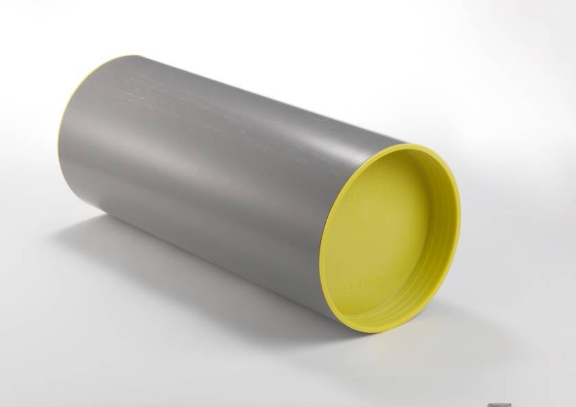 Zehnder Wandeinbaurohr rund für ComfoAir 70 aus Kunststoff, Länge 900 mm - 990800451