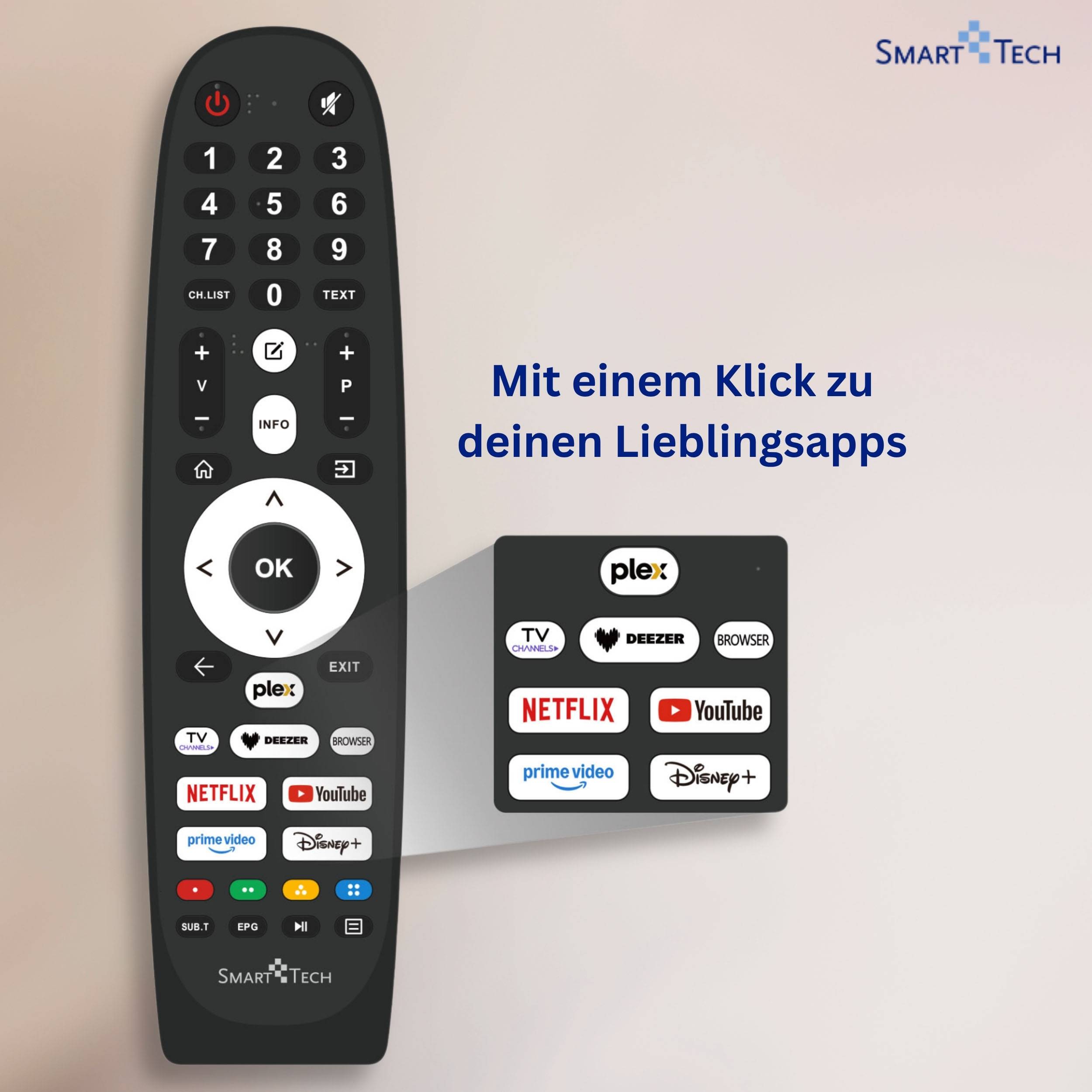Smart Tech 24HV02V Fernseher 24 Zoll Smart TV VIDAA mit HD Auflösung, Bluetooth, Triple-Tuner (2026)